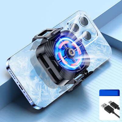 Mobiliojo telefono radiatoriaus puslaidininkinis mobilusis aušintuvas padidina aušinimo plotą (be įmontuotos baterijos)