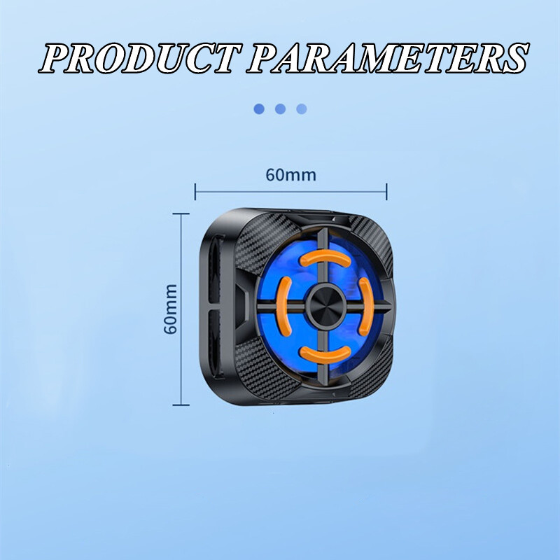 Mobiliojo telefono radiatoriaus puslaidininkinis mobilusis aušintuvas padidina aušinimo plotą (be įmontuotos baterijos)