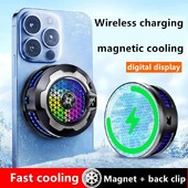 SL15 Bežični punjač 15W Radijator mobilnog telefona Hladnjak s magnetskim poluvodičem SL17 Mali ventilator mobilnog telefona stegnut radijator