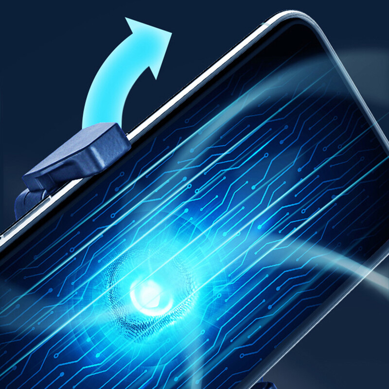 Турбовентилаторен радиатор за телефон ABS Game Cooler System Бърз вентилатор за охлаждане за Iphone Xiaomi Black Shark 4 с батерия Охладител за мобилен телефон