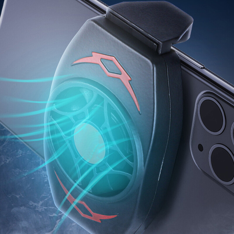 Турбовентилаторен радиатор за телефон ABS Game Cooler System Бърз вентилатор за охлаждане за Iphone Xiaomi Black Shark 4 с батерия Охладител за мобилен телефон