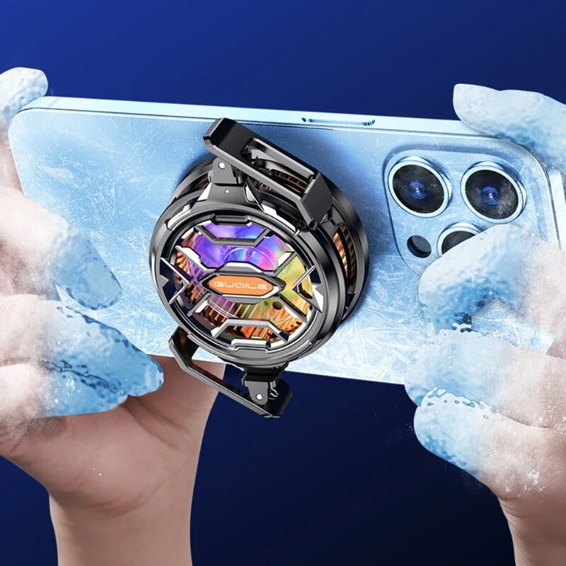 Magnetski poluvodič Rashladni radijator za mobilni telefon 15W Snažno hlađenje Laptop Tablet Radijator Osvjetljenje u 7 boja Hlađenje igrica za telefon