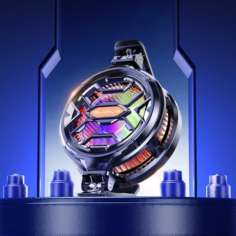 Magnetski poluvodič Rashladni radijator za mobilni telefon 15W Snažno hlađenje Laptop Tablet Radijator Osvjetljenje u 7 boja Hlađenje igrica za telefon