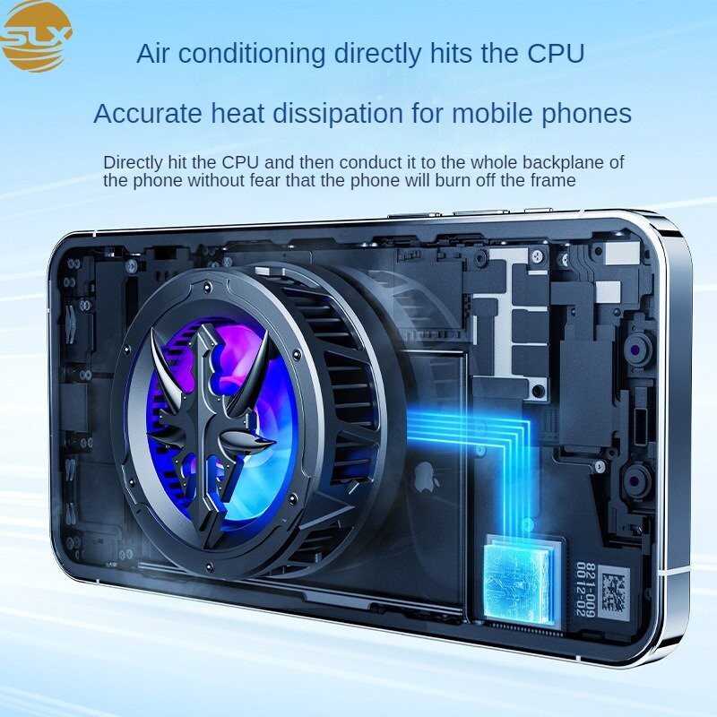 Novi hladnjak za mobilne igre Mobilni ventilator Mobilni radijator ventilator za hlađenje za IPAD iPhone Samsung Huawei Xiaomi Phone opće hlađenje igre