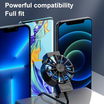 Ψύξη κινητού τηλεφώνου X16 Universal Cellphone Cooling Fan Radiator για PUBG Game Cool Heat Sink για Samsung Huawei iPhone Xiaomi