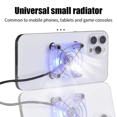 Vrući mini mobilni telefon Ventilator za hlađenje Silikonsko usisno dno USB Punjač Podloga za hlađenje Artefact Gaming Shooter Mute Radijator