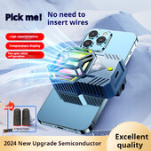 NOVO DY88 Poluvodički mobilni telefon sa stražnjom kopčom, ventilator za hlađenje, radijator, ugrađena baterija od 1200 mAh za IPhone, Android, PUBG igrica, hladnjak