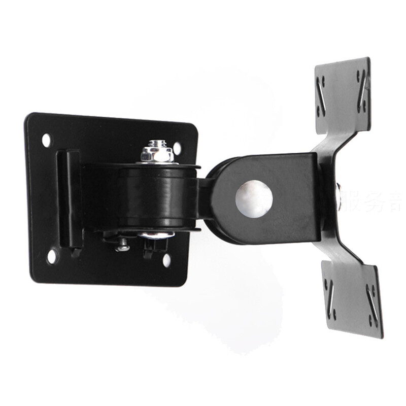 Universaalne reguleeritav 360 kraadi pööratav teleri seinakinnitusklamber 14–24-tollise LCD/LED/plasmapaneeliga telerialuse jaoks