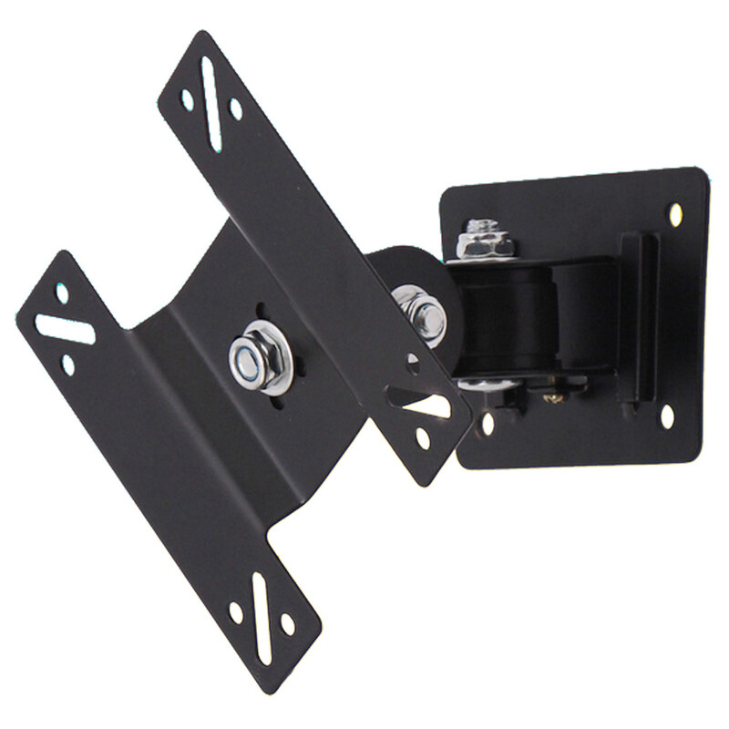 Universaalne reguleeritav 360 kraadi pööratav teleri seinakinnitusklamber 14–24-tollise LCD/LED/plasmapaneeliga telerialuse jaoks