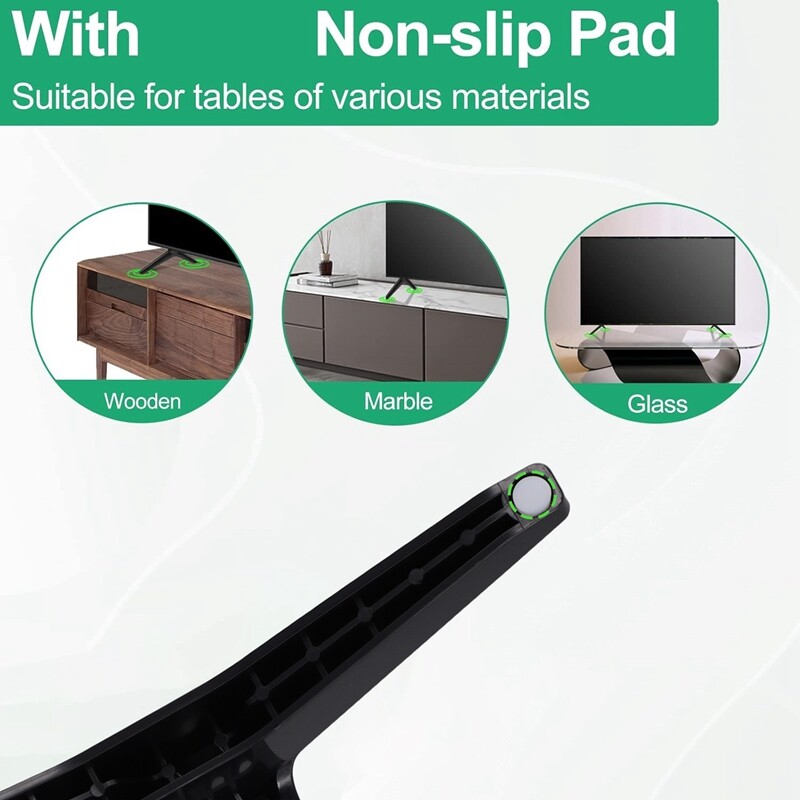 Teleri alus teleri asendusaluse jaoks 60 65-tollise teleri jaoks 60UJ6307 60UJ6309 65UJ6307 65UJ6309 kruvidega telerialuse alus