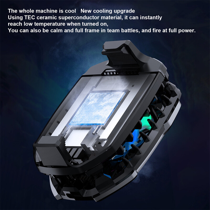 Mobiiltelefoni jahuti pooljuht TEC kiirjahutusventilaator Radiaator Mobiiltelefonid Radiaator mobiilseks mängimiseks välivlog