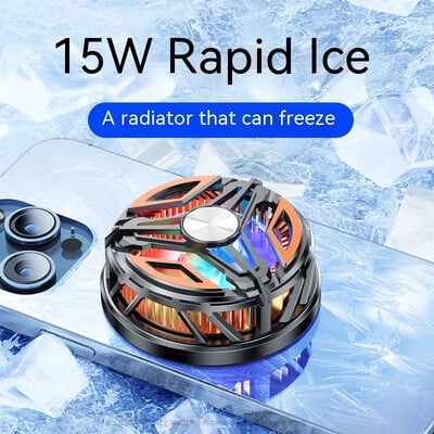 15W GT31 Magnetski radijator za mobitel Hladnjak za igrice Hladnjak sa stražnjom kopčom Hladnjak za IPhone Xiaomi Huawei Samsung Ventilator za hlađenje mobilnog telefona