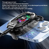 Mobiiltelefoni jahuti pooljuht TEC kiire jahutusventilaator Radiaator Mobiiltelefonid Radiaator mobiilseks mängimiseks välivlog