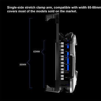 Ψύξη κινητών τηλεφώνων Semiconductor TEC Fast Cooling Fan Radiator Κινητά τηλέφωνα Καλοριφέρ για κινητά gaming Outdoor Vlog