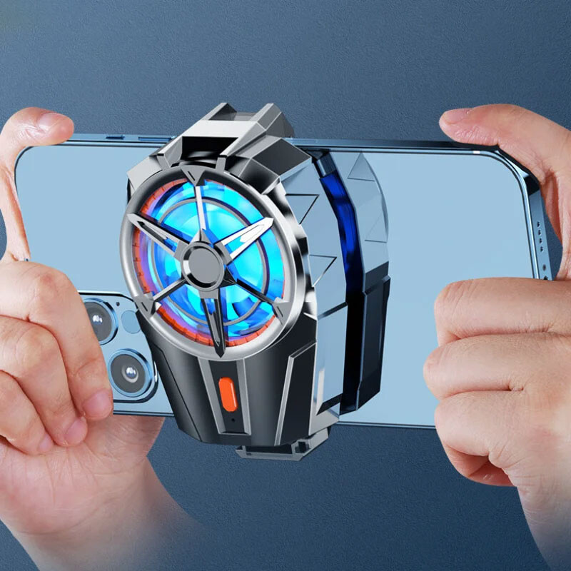 300Mah įkraunamas mobiliojo telefono oro aušintuvas X52 Mobiliojo telefono aušinimo ventiliatorius Mobiliojo telefono radiatoriaus galinis segtukas, skirtas iPhone Samsung