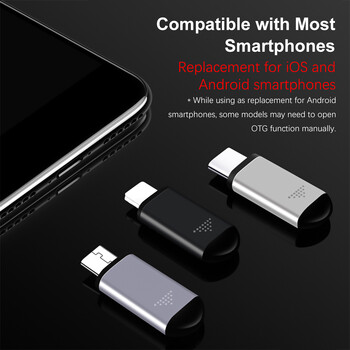 Smartphone IR Blasters Τηλεχειριστήριο USB για lightni Universal Type C Έξυπνος προσαρμογέας ελέγχου εφαρμογής υπερύθρων για τηλεόραση Κλιματιστικό