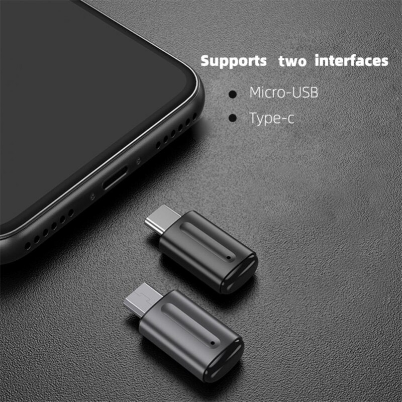 C-tüüpi mikro-USB-liidesega mobiiltelefoni kaugjuhtimispult Smart App juhtmevaba infrapunaseadme adapter