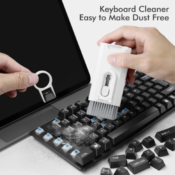 8 In1 Electronic Cleaner Kit Screen Cleaner Πολυλειτουργική βούρτσα καθαρισμού για πληκτρολόγιο ακουστικών Φορητός υπολογιστής τηλέφωνο Οθόνη υπολογιστή