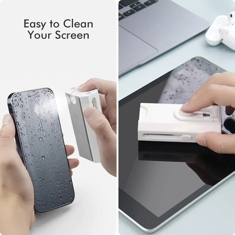 8 In1 Electronic Cleaner Kit Screen Cleaner Многофункционална почистваща четка за слушалки Клавиатура Лаптоп Телефон PC Монитор Камера