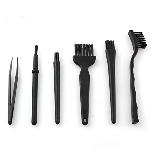 6 u 1 profesionalna oprema za čišćenje tipkovnice prijenosnog računala, prijenosna antistatička četka za telefon, računalo, tablet, popravak, alat za čišćenje