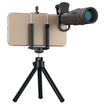 APEXEL Universal 18x25 Zoom monocular HD Optic Telefon mobil Lentile de observare Sondaj Teleobiectiv 18X cu trepied pentru Smartphone