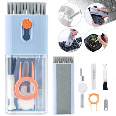 10 az 1-ben Cleaner Kit Képernyő billentyűzet tisztító kefe Airpod MacBook iPad iPhone Laptop Telefon Tablet Számítógép Kamera Elektronika