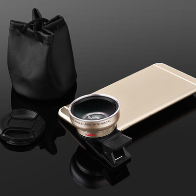 Mobitel 37MM 0.45X 49UV super širokokutni + makro objektiv za mobilni fotoaparat za telefon Dodaci za mobitele Podrška za pametne telefone