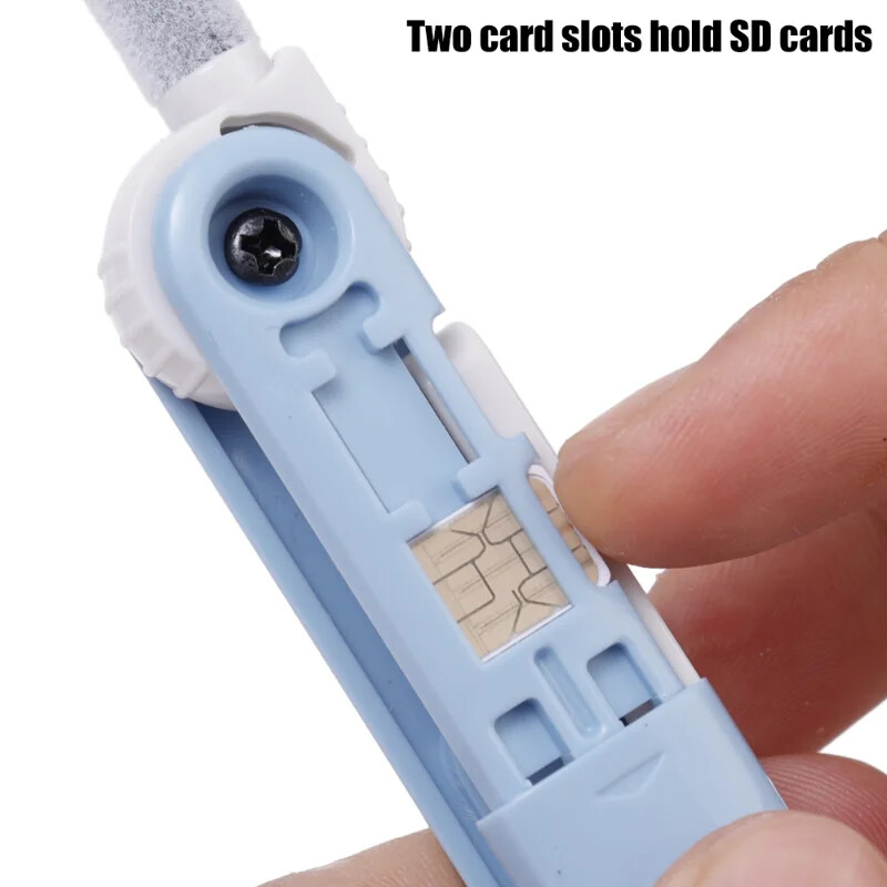 5in1 ausinių valymo šepetėlio rinkinys Minkštas kempinės antgalis skirtas AirPods Pro 1 2 Bluetooth ausinėms iPhone 15 nešiojamojo kompiuterio klaviatūros valymo šepetys