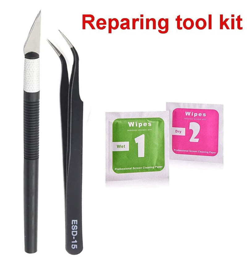 1 set stražnjeg stakla za objektiv kamere za iPhone X XR Xs 11 12 13mini Pro Max stražnja kamera s 3 m ljepila i alata za uklanjanje dijelova za popravak