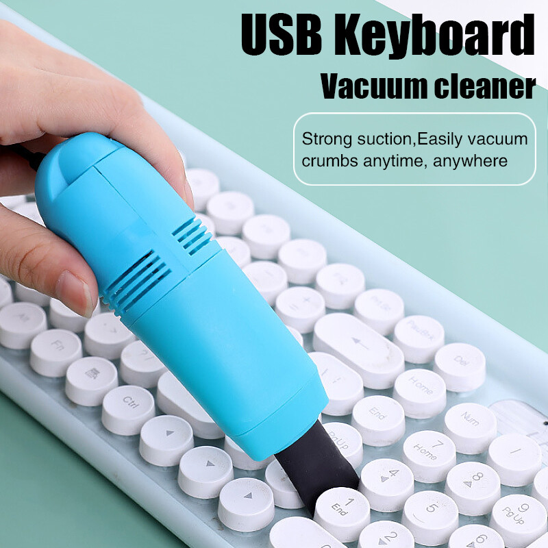1vnt belaidis oro dulkių siurblys kompiuterio valymui Įkraunamas mini USB rankinis klaviatūros dulkių siurblys kompiuterio ekranui