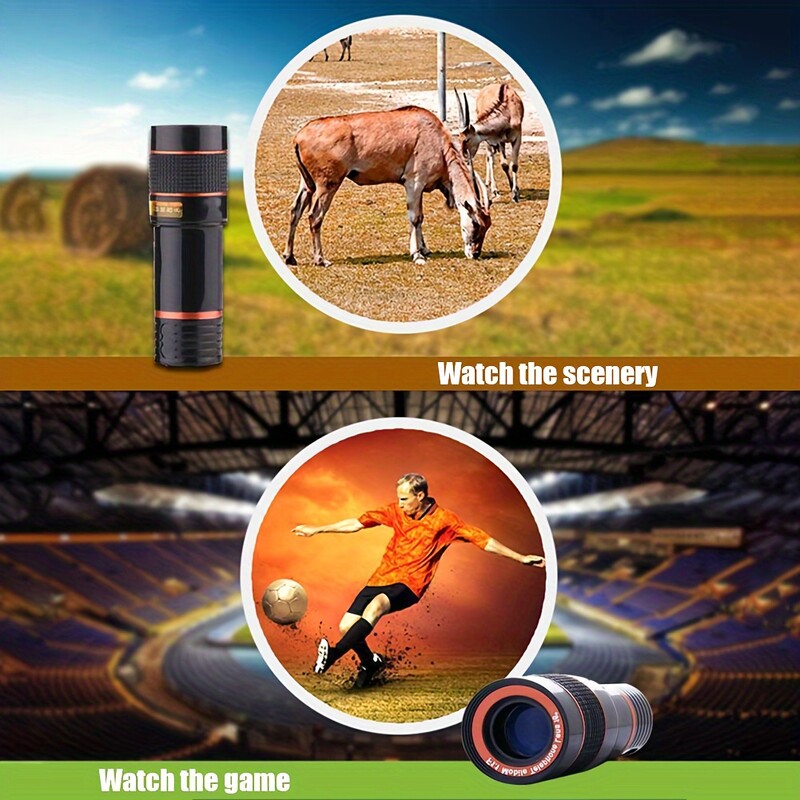 8x teleskopska teleobjektivna leća za mobitel sa kopčama Telefon Univerzalni optički teleskopski objektiv za iphone Xiaomi Huawei