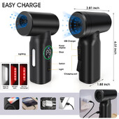 7500 mAh nešiojamas suspausto oro dulkių siurblys 2 viename oro pūstuvas ir dulkių siurblys belaidis dulkių siurblys, skirtas klaviatūros kompiuteriui valyti