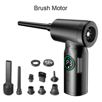 7500 mAh nešiojamas suspausto oro dulkių siurblys 2 viename oro pūstuvas ir dulkių siurblys belaidis dulkių siurblys, skirtas klaviatūros kompiuteriui valyti