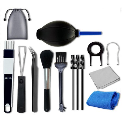 Kompiuterių valymo įrankių rinkinys Daugiafunkcis mobiliųjų telefonų valymo rinkinys Nešiojamojo kompiuterio valymo rinkinys Klaviatūros valymas su ekrano valymu