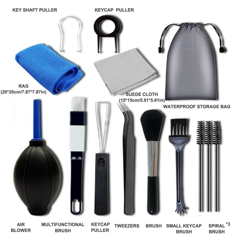 Kompiuterių valymo įrankių rinkinys Daugiafunkcis mobiliųjų telefonų valymo rinkinys Nešiojamojo kompiuterio valymo rinkinys Klaviatūros valymas su ekrano valymu