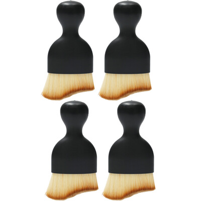 4-1 vnt. valymo šepetėlis, skirtas automobilio prietaisų skydeliui, nešiojamojo kompiuterio ekrano dulkių šepetys, automobilio salono valymo įrankis su apsauginiu dangteliu