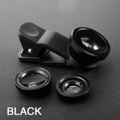 3u1 Fisheye širokokutni objektiv za mikro kameru za iPhone Xiaomi Redmi 3u1 Zoom Fish Eye Lens na lećama pametnog telefona sa kopčom za telefon