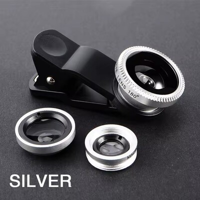 3u1 Fisheye širokokutni objektiv za mikro kameru za iPhone Xiaomi Redmi 3u1 Zoom Fish Eye Lens na lećama pametnog telefona sa kopčom za telefon