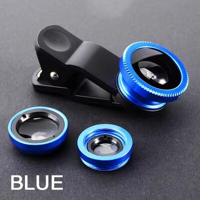 3u1 Fisheye širokokutni objektiv za mikro kameru za iPhone Xiaomi Redmi 3u1 Zoom Fish Eye Lens na lećama pametnog telefona sa kopčom za telefon