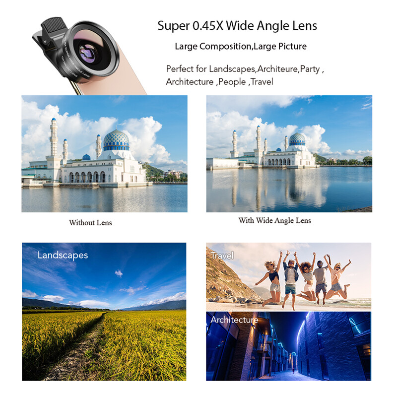 APEXEL 7 IN 1 fotoaparato telefono objektyvo rinkinys 37 mm graduate raudonai mėlyni geltoni filtrai + CPL ND/Star filtrai, skirti iPhone Samsung visiems išmaniesiems telefonams