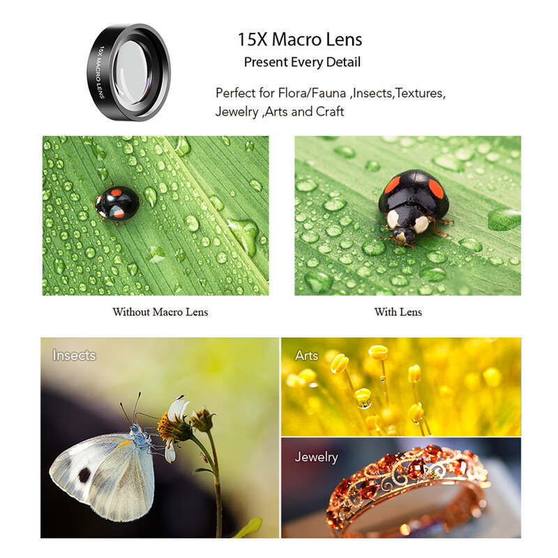 APEXEL 7 IN 1 fotoaparato telefono objektyvo rinkinys 37 mm graduate raudonai mėlyni geltoni filtrai + CPL ND/Star filtrai, skirti iPhone Samsung visiems išmaniesiems telefonams