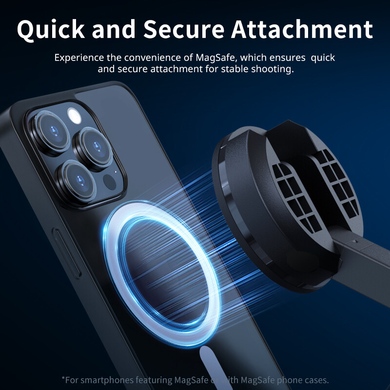 Ulanzi MT-84 1.53M магнитен статив за селфи стик Безжичен Bluetooth дистанционен удължител за телефон Статив за поточно предаване на живо от телефон Vlog