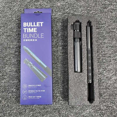 Bullet Time Handle Комплект статив Въртяща се ръкохватка на 360° за insta 360 x4/x3 DJI Pocket 3 Gopro Универсална екшън камера за селфи стик