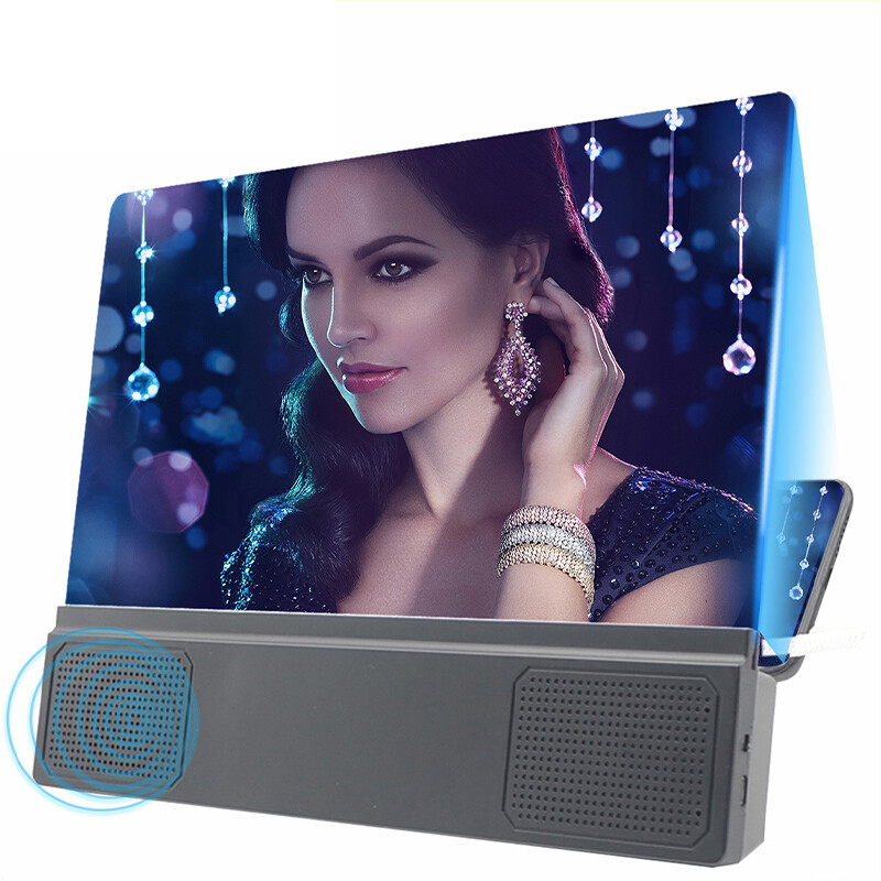 Pojačala za 3D zaslon Povećalo za mobilni telefon s povećanim zvučnikom Stalak za video pojačalo Povećalo Sklopivi stol Audio Anti-Blue