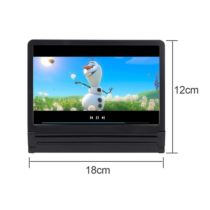 Преносима скоба за лупа за HD видео екран 3D стойка за усилвател на екрана на мобилен телефон Сгъваема лупа за екран Аксесоари за телефони