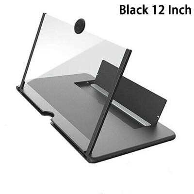 12 colių 10 colių mobiliojo telefono ekrano stiprintuvas 3D didinamojo stiklo stovas didintuvas HD vaizdo stiprintuvas sulankstomas telefono laikiklis