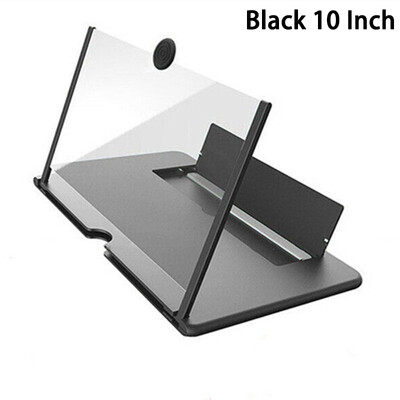 12 colių 10 colių mobiliojo telefono ekrano stiprintuvas 3D didinamojo stiklo stovas didintuvas HD vaizdo stiprintuvas sulankstomas telefono laikiklis