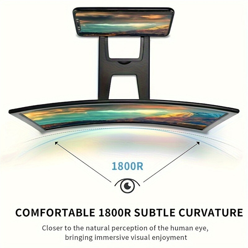 Lupă pentru ecranul telefonului Suport pentru amplificator video film 3D HD Ecran de mărire Ecran de mărire a telefonului inteligent Ecran curbat de mărire de 12 inchi