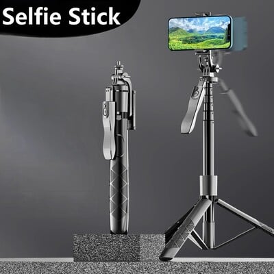 1530 mm bežični selfie štap stativ stalak sklopivi monopod s LED svjetlom za pametne telefone ravnoteža mirno snimanje uživo