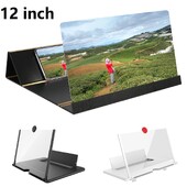 Pojačalo zaslona od 12 inča, 3D sklopivo povećalo zaslona, univerzalni mobilni telefon, video povećalo, nosač, stalak za povećanje zaslona